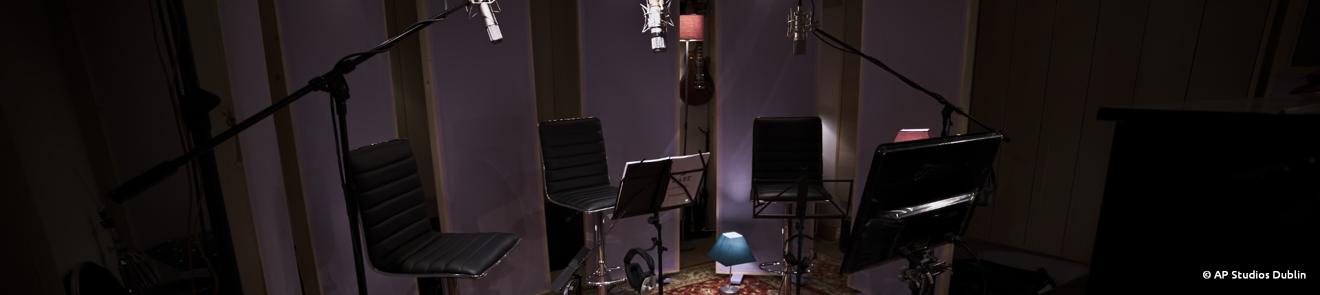 AP Recording Studios Dublin Voice Over/Dubbing Recording Set up