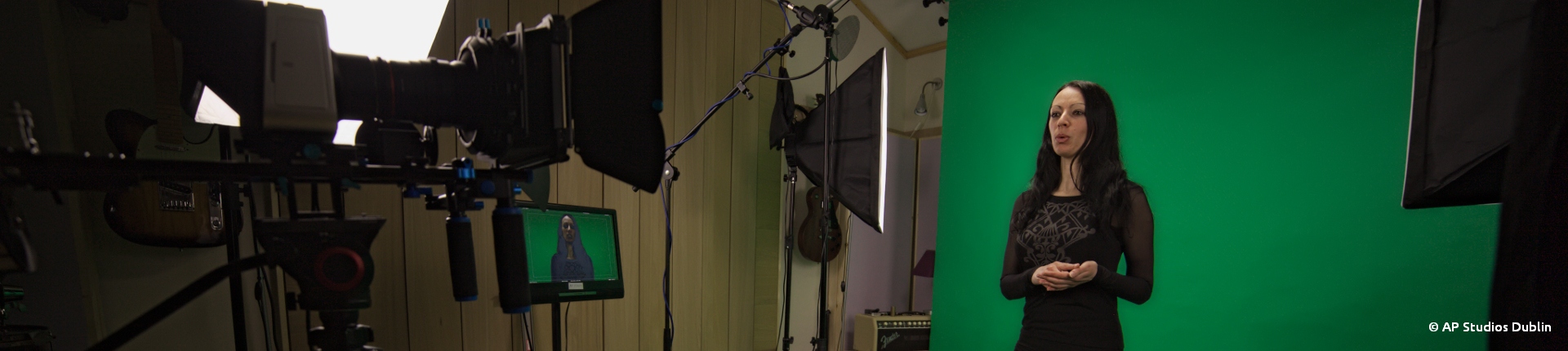 AP Recording Studios Green Screen Chroma Key 4k Raw Video