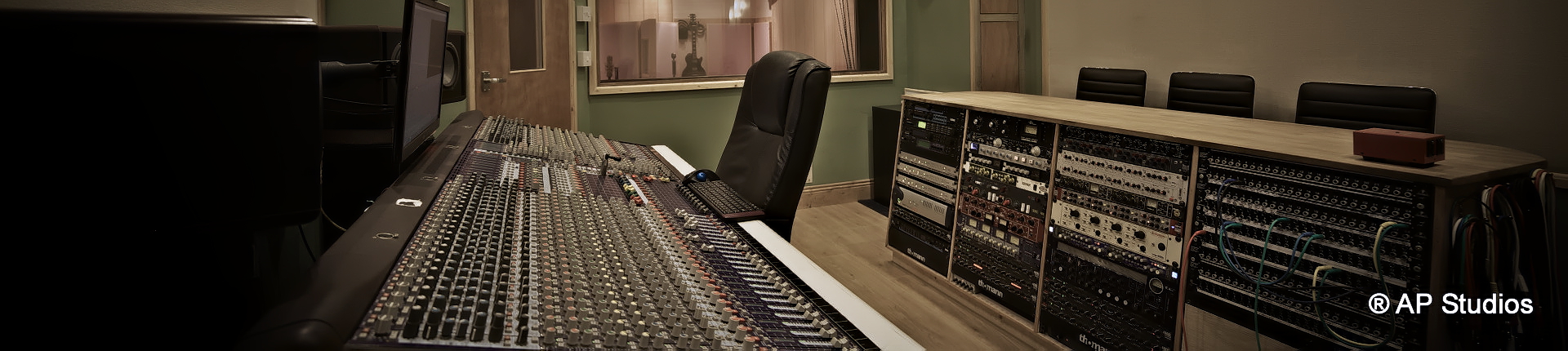 AP Recording Studios Dublin Control Room entrance view